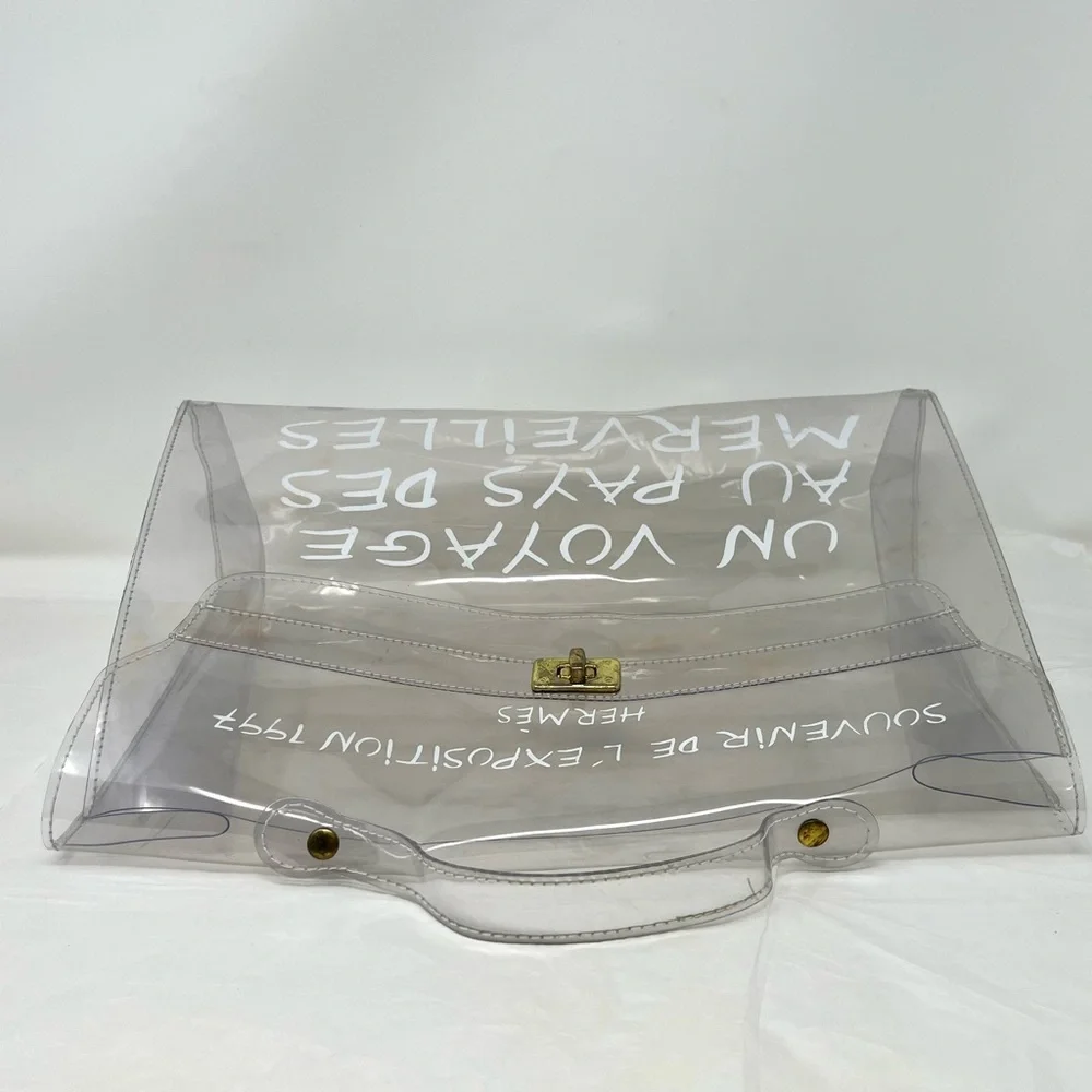 Hermes Clear Vinyl Kelly 40 Bag from 1997 Expo - Picture 9 of 14